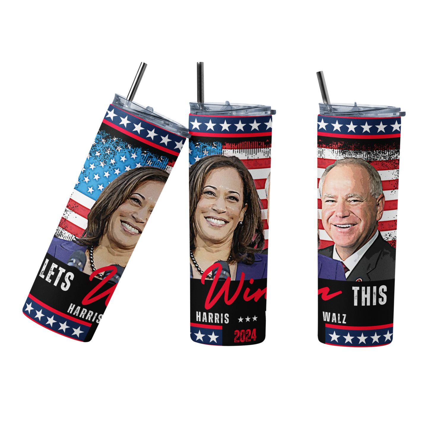 Harris/Walz Let's Win This Tumbler