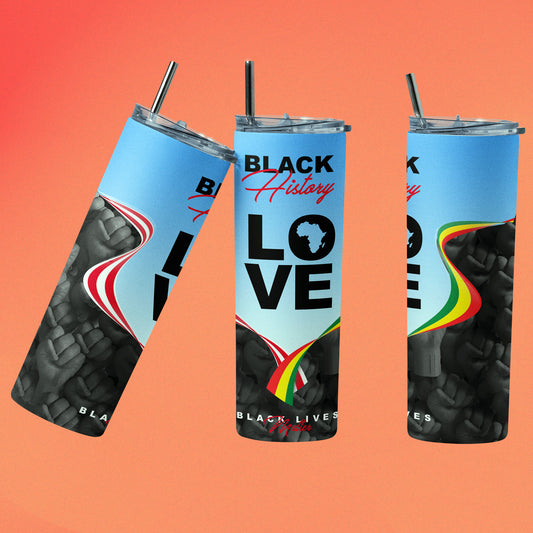 Love Black History Tumbler