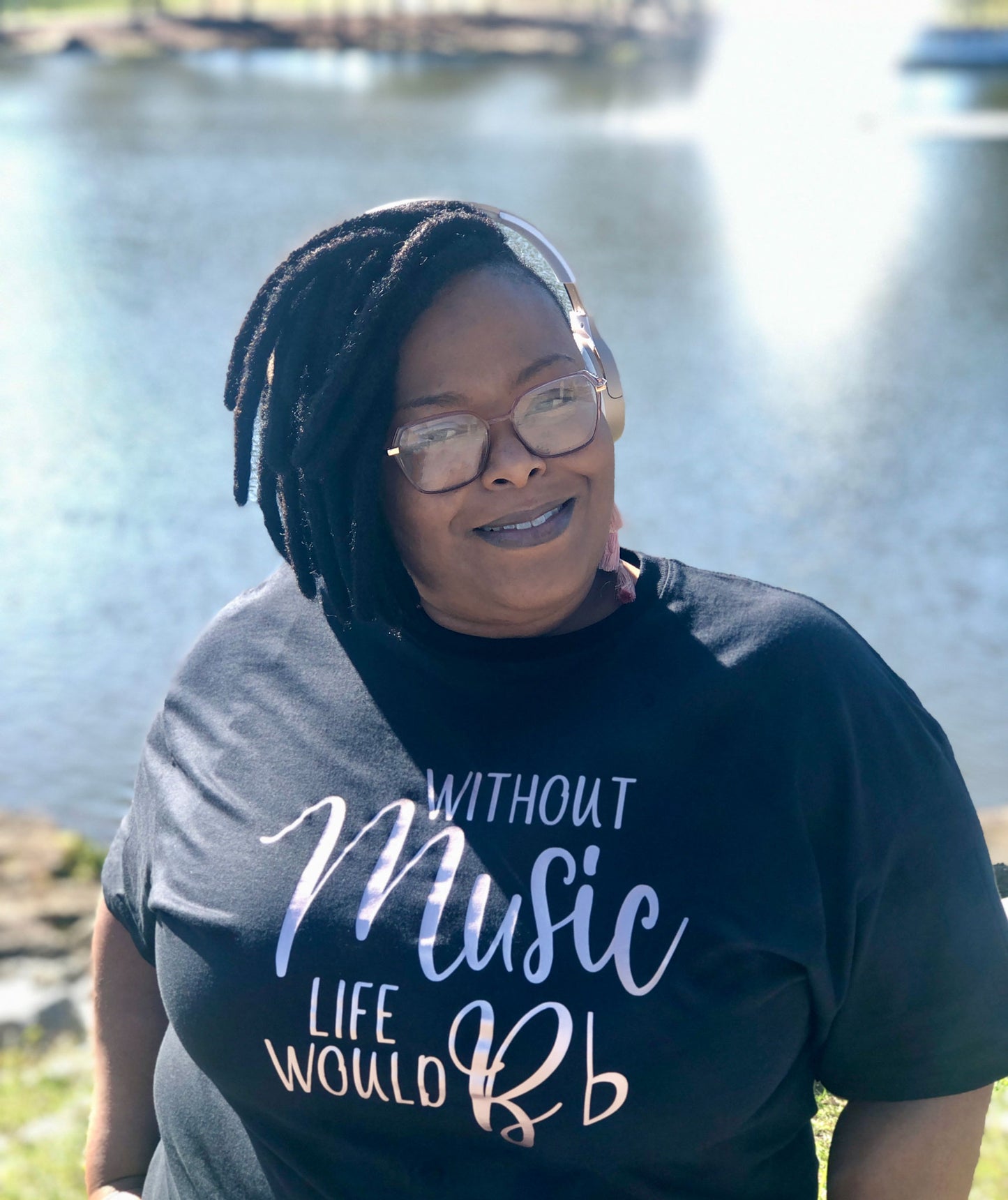 Without Music Life Would Be Flat Tee